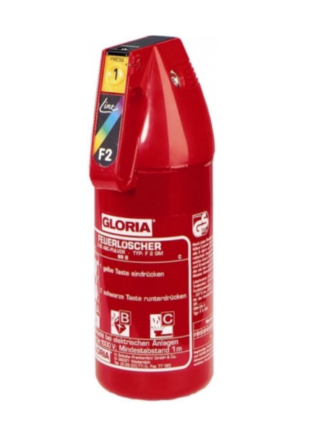 Brannslukker Gloria 2 kg, F2GM